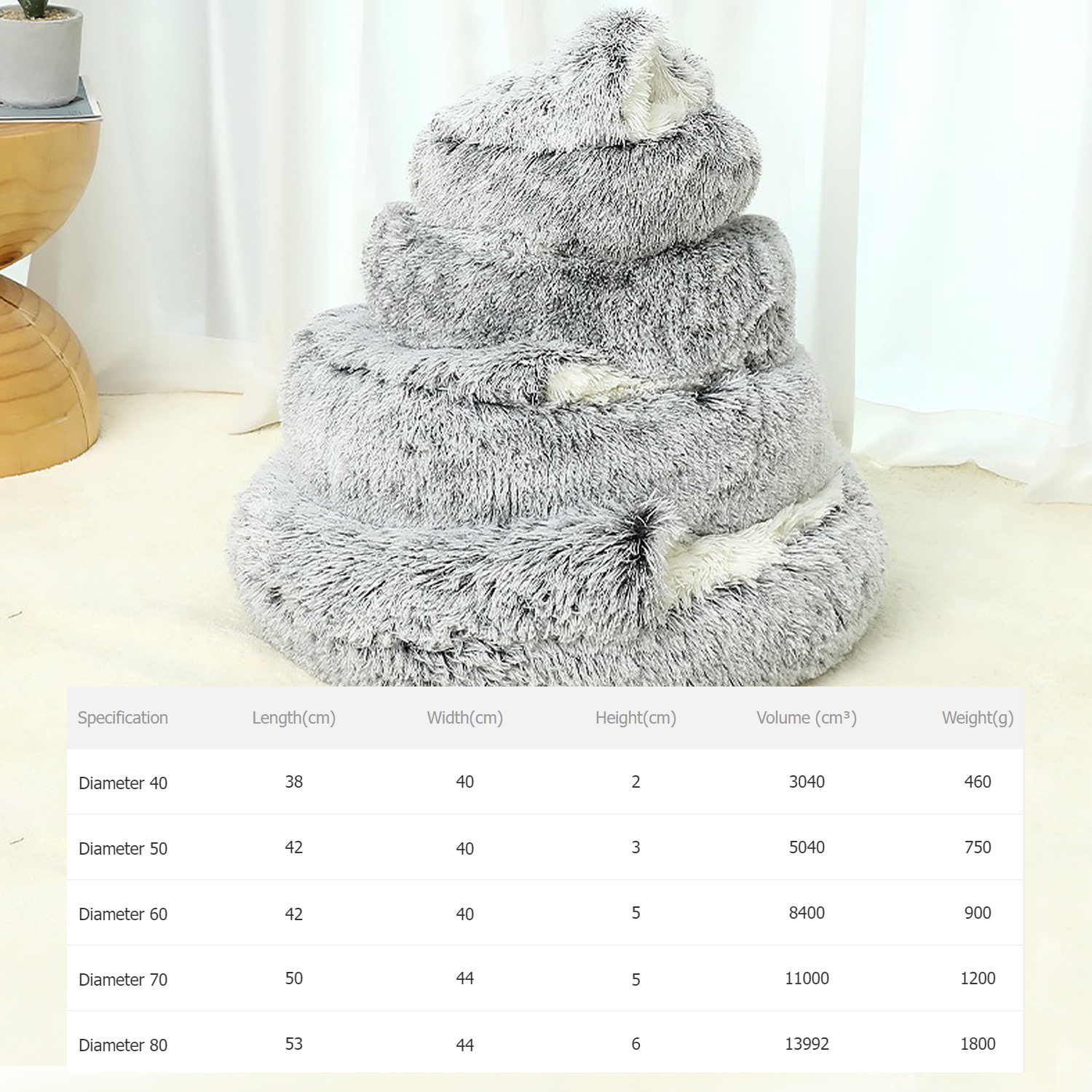 Cloud Donut Pet Bed - Image 9