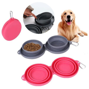 Pack-Down Travel Double Bowl